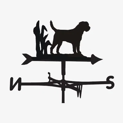Cuckooland Border Terrier Dog Weathervane - Medium (Cottage)