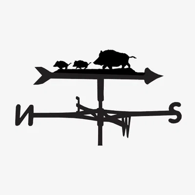 Cuckooland Weathervane in Wild Boar - Medium (Cottage)