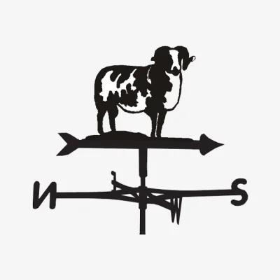 Cuckooland Weathervane in Jacob Ram Design - Medium (Cottage)