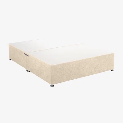 Dunelm Universal Chenille Divan Base Cream
