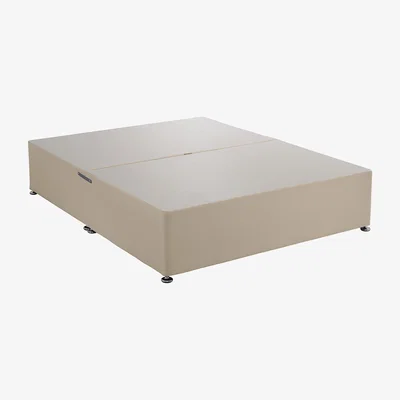 Dunelm Universal Cream Linen Divan Base Cream