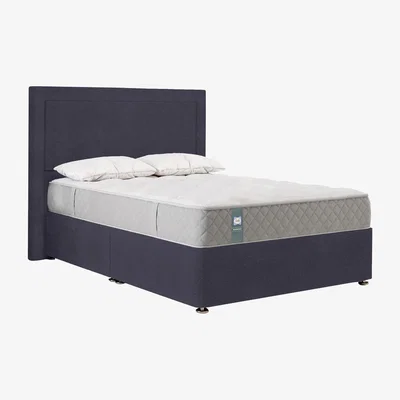 Furniture Village Sealy - Claremont Medium Divan Set - King Size - Midnight