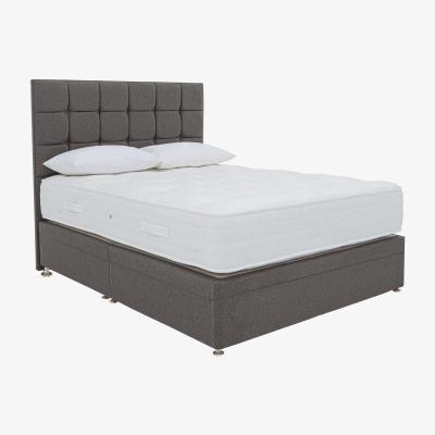 Furniture Village Sleep Story - Firm Sleep 1500 Side Ottoman Divan Set - King Size - Grey