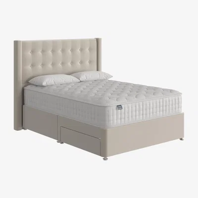 Furniture Village Silentnight - Eco Gel Divan Set - King Size - Beige