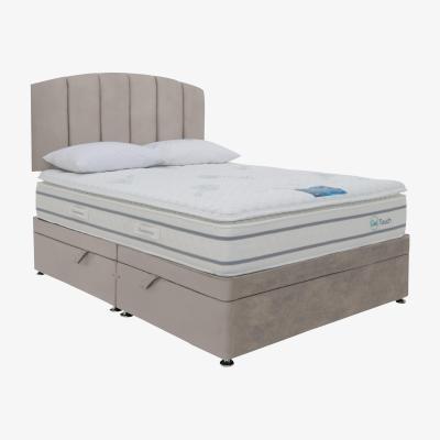 Furniture Village Sleepeezee - GelTouch 3000 Side-lift Ottoman Divan Set - King Size - Grey