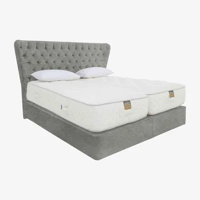 Furniture Village Harrison Spinks - Yorkshire 25K Medium 4 Drawer Divan Set with Zip and Link Mattress - King Size