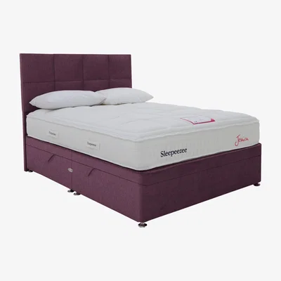 Furniture Village Sleepeezee - Jessica Side Ottoman Divan Set - King Size