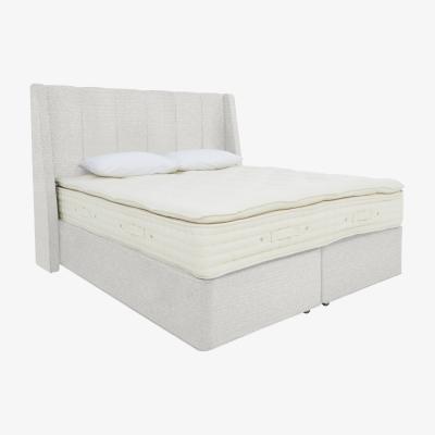 Furniture Village Hypnos - Bespoke Monarch Medium Divan Set with Continental Drawers - King Size - Imperio Cream