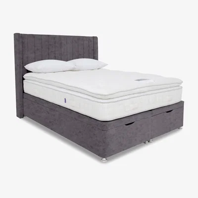 Furniture Village Harrison Spinks - Yorkshire 10K Ottoman Divan Set - King Size - Opal Heather