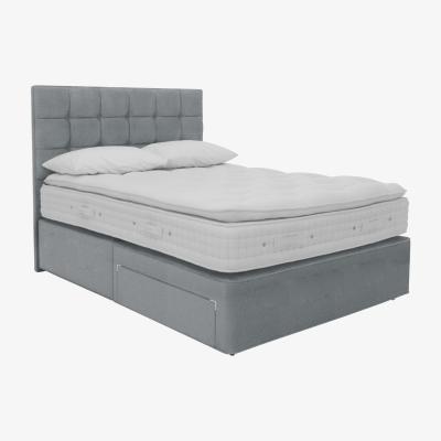 Furniture Village Hypnos - Bespoke Luxury Divan Set - King Size - Grey