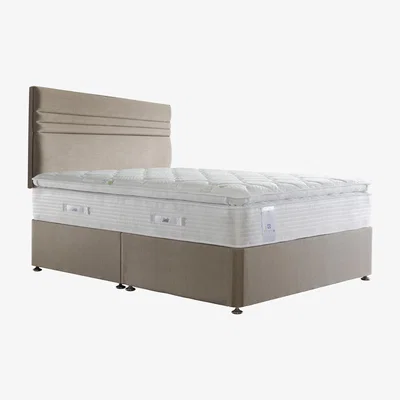 Furniture Village Sealy - Activsleep Geltex Pocket Eurotop 2800 Divan Set - King Size - Beige