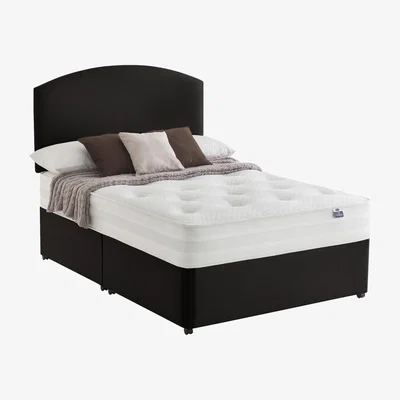 Furniture Village Silentnight - Mirapocket Serenity 1200 Divan Set - King Size - Black