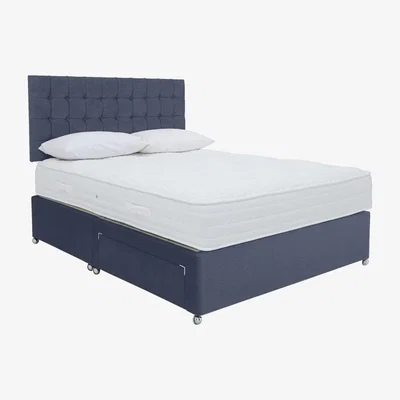 Furniture Village Sleep Story - Ergo 1000 Divan Set - King Size - Blue