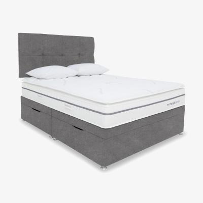 Furniture Village Sleepeezee - Memory Sense 2300 Side Ottoman Divan Set - King Size