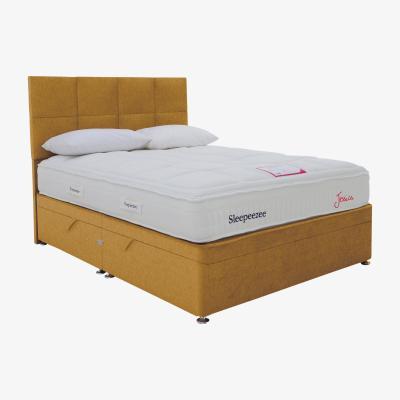 Furniture Village Sleepeezee - Jessica Side Ottoman Divan Set - King Size - Yellow