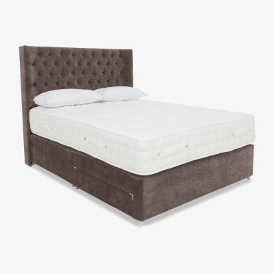Furniture Village Highgrove - Sanctum Nature 2000 Divan Set - King Size - Linoso Flint