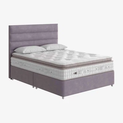 Furniture Village Vispring - Baroness Pillow Top Soft Divan Set with 3 Drawers - King Size - Lovely Armour