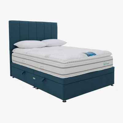 Furniture Village Sleepeezee - GelTouch 5000 Side-lift Ottoman Divan Set - King Size