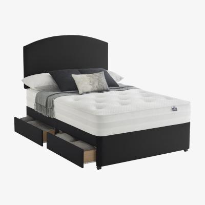 Furniture Village Silentnight - Mirapocket Serenity 1000 Divan Set - King Size - Black