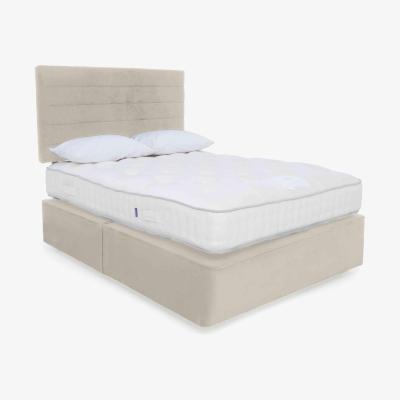 Furniture Village Harrison Spinks - Yorkshire 7.5K Divan Set with 2 Drawers - King Size - Seven Ivory