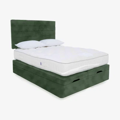 Furniture Village Harrison Spinks - Yorkshire 7.5K End Ottoman Divan Set - King Size - Lovely Conifer