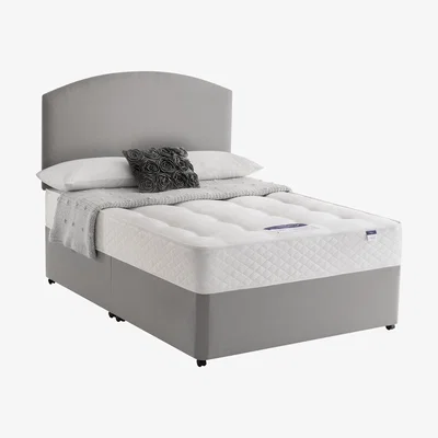 Furniture Village Silentnight - Miracoil Serenity Ortho Divan Set - King Size - Grey
