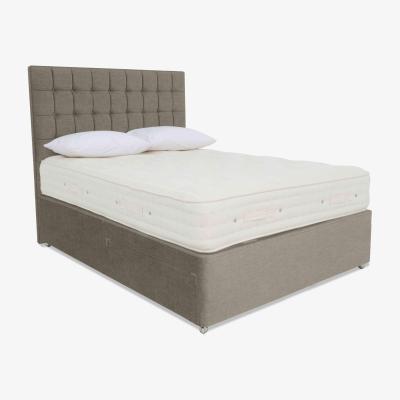 Furniture Village Hypnos - Luxury Firm 4 Divan Set with 4 Drawers - King Size - Warm Onyx