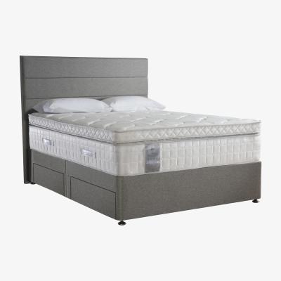 Furniture Village Sealy - Latex Box Top 2800 Divan Set - King Size - Grey