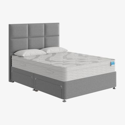 Furniture Village Sleep Story - Natural Luxury Hybrid Divan Set - Super King - Grey