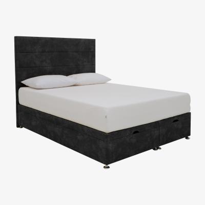 Furniture Village TEMPUR - Cloud Prime End Ottoman Divan Set - King Size - Black