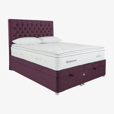 Furniture Village Sleepeezee - Natural Touch 3000 Pillowtop End Ottoman Divan Set - King Size - Purple