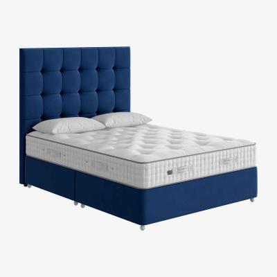 Furniture Village Vispring - Regal Superb Medium Divan Set with 3 Drawers - King Size - Plush Royal