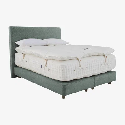Furniture Village Harrison Spinks - Stately Harewood Divan Set with Mattress Topper - King Size