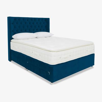 Furniture Village Highgrove - Sanctum Nature 2000 Pillowtop Divan Set with 4 Drawers - King Size - Plush Pacific