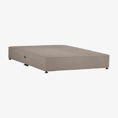 Furniture Village Sleepeezee - Shallow Divan Base - King Size - Joshua Latte