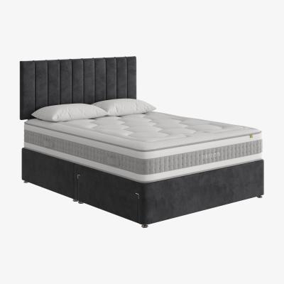 Furniture Village Mammoth - Prestige Pocket 2000 Divan Set - Super King - Grey