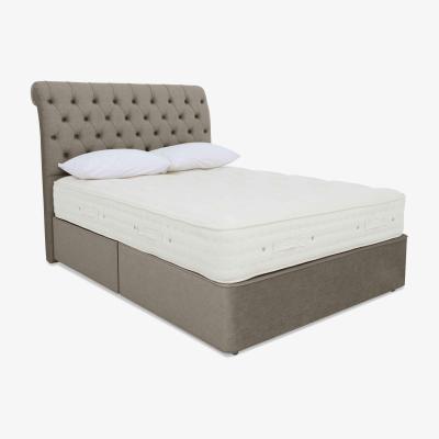 Furniture Village Hypnos - Luxury Firm 3 Divan Set - King Size - Warm Onyx