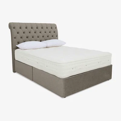 Furniture Village Hypnos - Luxury Firm 3 Divan Set - King Size - Warm Onyx