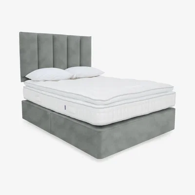 Furniture Village Harrison Spinks - Yorkshire 5K Pillow Top Divan Set - King Size - Lovely Slate
