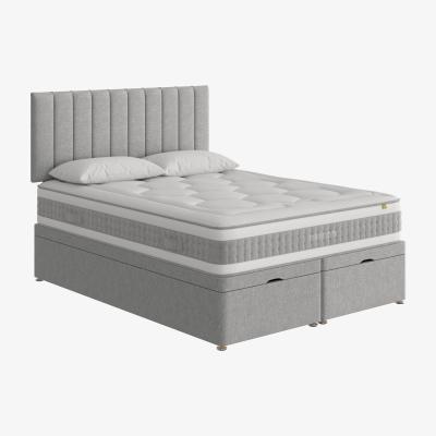 Furniture Village Mammoth - Prestige Pocket 2000 End Ottoman Divan Set - King Size - Silver