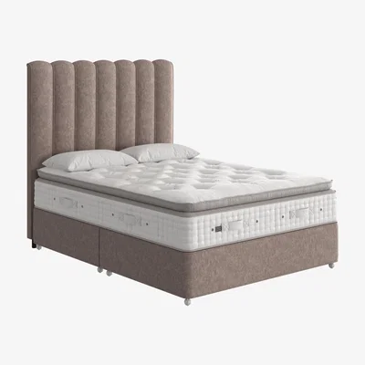 Furniture Village Vispring - Duchess Pillow Top Divan Set - King Size - Brown