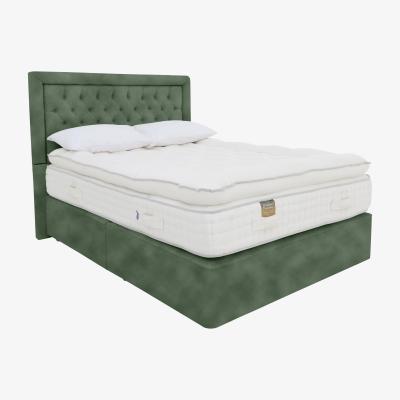 Furniture Village Harrison Spinks - Yorkshire 20,000 Pillow Top Divan Set - King Size - Green