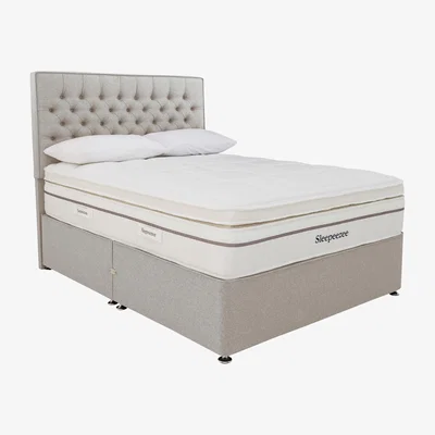 Furniture Village Sleepeezee - Harmony 3500 Divan Set - King Size - Grey