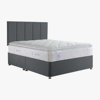 Furniture Village Sealy - Activsleep Geltex Pocket Pillow Top 2200 Divan Set - King Size - Grey