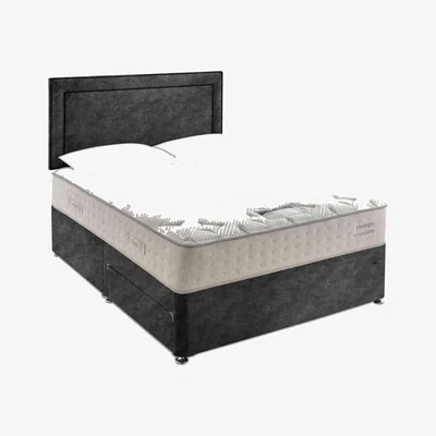 Furniture Village Silentnight - Revitalise Ortho 1400 Divan Set - King Size - Midnight