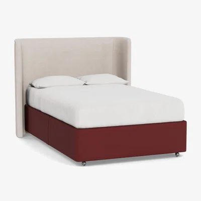 Heal's Heal's Deep Divan King Capelo Linen-Cotton Etruscan Red None