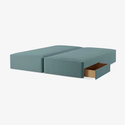 John Lewis John Lewis Pocket Sprung 2 Drawer Zip Link Divan Base, King Size