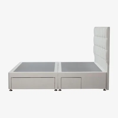 Downtown Tempur Buckingham Divan Base - King - 150cm x 200cm - No Drawers - Venice Jade