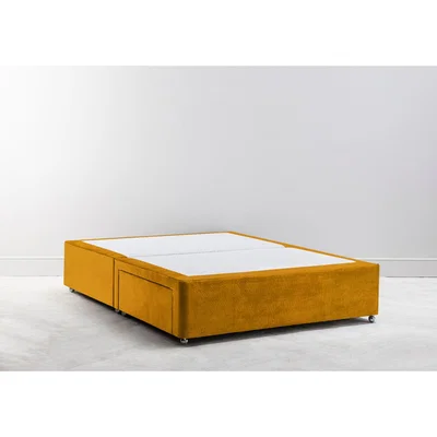 Perch and Parrow Cook 5' King Size Divan in Medallion Gold