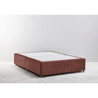 Perch and Parrow Buxton 5' King Size Bed Base in Cinnamon Latte